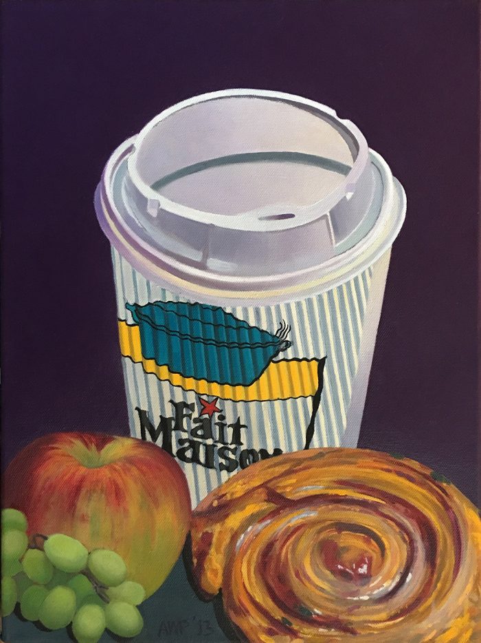 Saturday Breakfast  –  40cm x 30cm © Alan Power